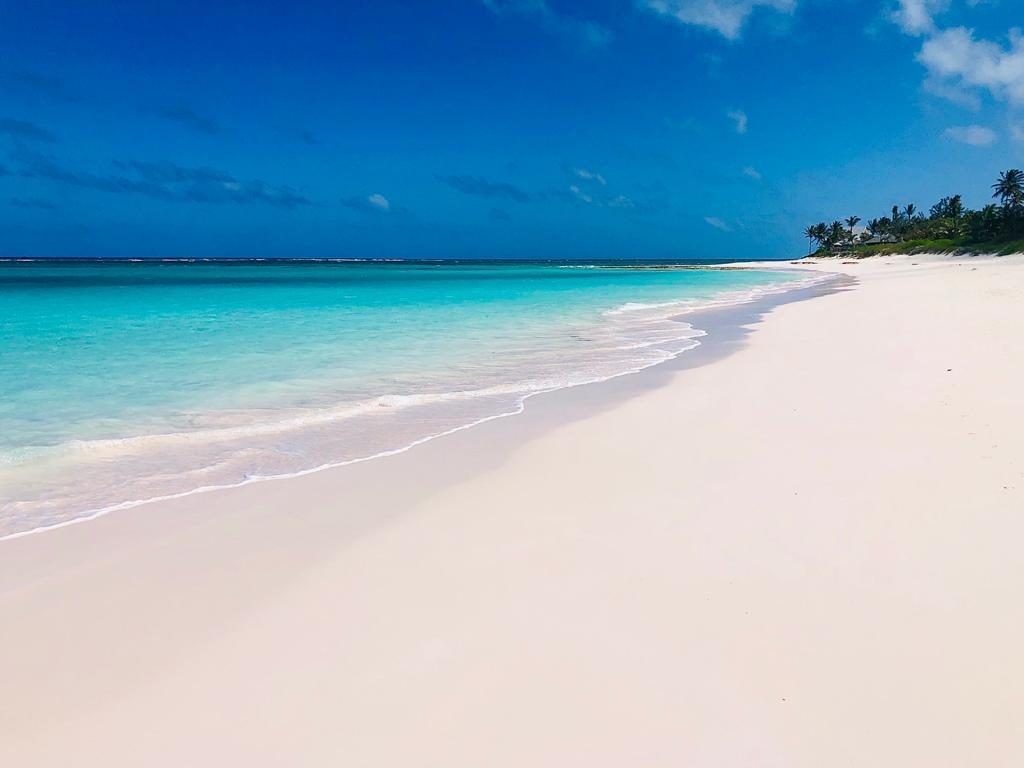 Weisser Sandstrand auf Long Island